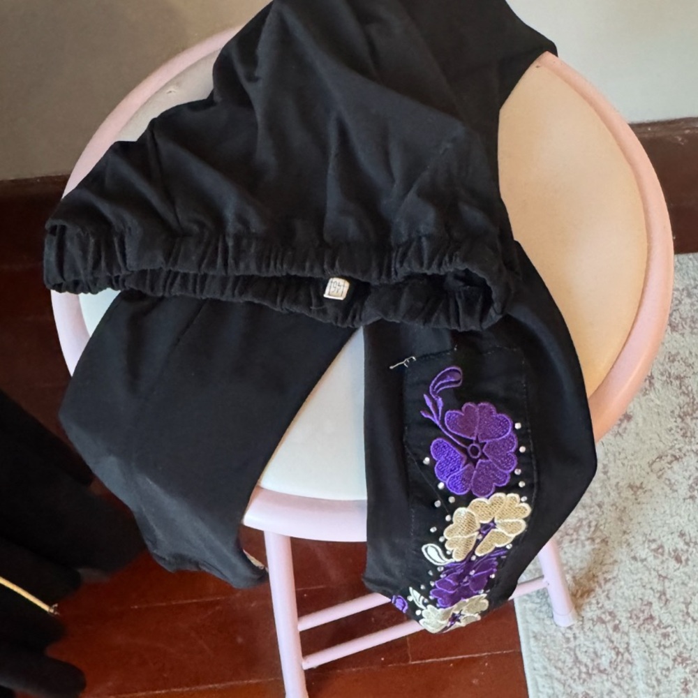 Paul Morelli Black and Purple Hooded with matching leggings#abaya - Picture 6 of 6